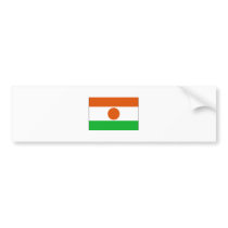 Niger FLAG International bumper stickers by flagshirt Niger FLAG International bumper stickers
