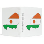 Niger Flag Map full size binders