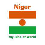 Niger Flag Map Text Ladies Baby Doll