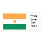 Niger Flag Personalized Photo Card