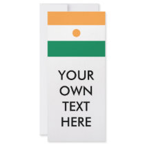 Niger Flag rack cards by flagshirts Niger Flag rack cards