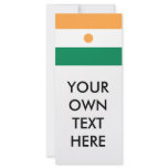 Niger Flag Customized Rack Card