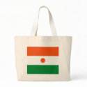 Niger Flag Tote Bag by FlagTshirts Niger Flag Tote Bag