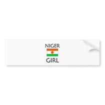 NIGER GIRL bumper stickers