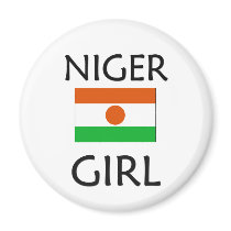 NIGER GIRL magnets by flagshirt NIGER GIRL magnets