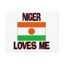 Niger Loves Me postcards by flagshirt Niger Loves Me postcards