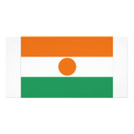 Niger National Flag Customized Photo Card