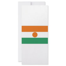 Niger National Flag Custom Rack Card