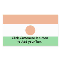 Niger, Nicaragua flag Business Cards