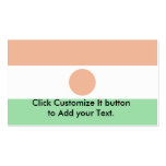 Niger, Nicaragua flag Business Cards