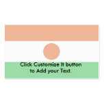 Niger, Nicaragua flag Business Card Template