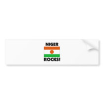 Niger Rocks bumper stickers by flagshirt Niger Rocks bumper stickers