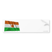 Niger Waving Flag bumper stickers by Vexillophile Niger Waving Flag bumper stickers
