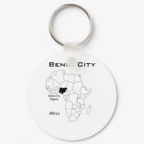 nigeria, Benin City keychain