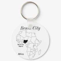 nigeria, Benin City keychain
