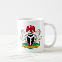 Nigeria Coat of Arms detail Coffee Mugs