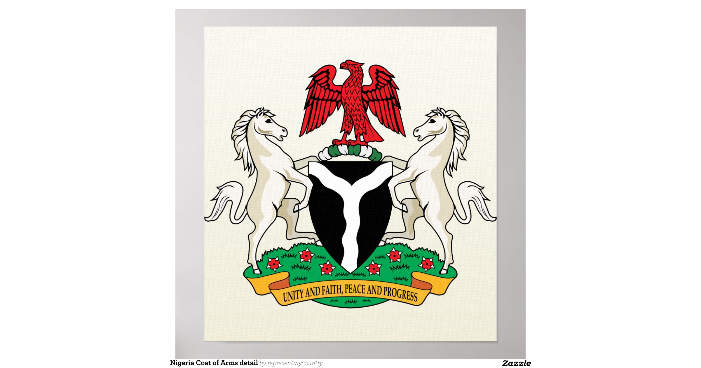 nigeria_coat_of_arms_detail_posterr224602417d874e99b6ceba682c017d6a