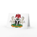 Nigeria Coat of Arms Greeting Card