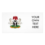 Nigeria Coat of Arms Photo Card Template