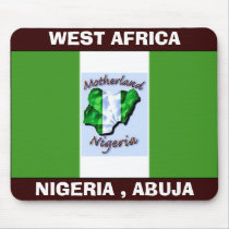 nigeria flag copy, NIGERIA TODAY copy, WEST AFR... Mouse Pad