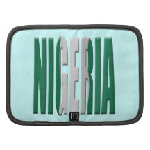 Nigeria flag folio planners