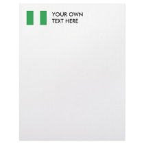 Nigeria Flag Letterhead