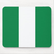 Nigeria Flag Mousepad by FlagAndMap Nigeria Flag Mousepad