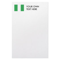 Nigeria Flag Custom Stationery