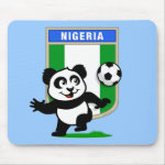 This adorable little panda is too cute! He's featured in front of a large flag from Nigeria and ready to play football and score some goals. This cute design is perfect for football players and soccer fans! You can totally customize this gift! Change the color, move the design around, add your own text or images -- make it your own!