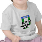 This adorable little panda is too cute! He's featured in front of a large flag from Nigeria and ready to play football and score some goals. This cute design is perfect for football players and soccer fans! You can totally customize this gift! Change the color, move the design around, add your own text or images -- make it your own!