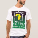 Nigeria, heart of Africa t-shirts by cnworu Nigeria, heart of Africa t-shirts