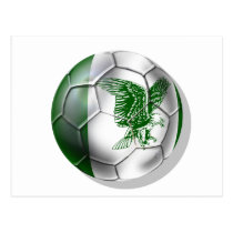 Nigeria Soccer T-shirts postcards
