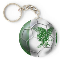 Nigeria Super Eagles Soccer team fans ball keychains