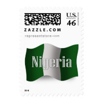 Nigeria Waving Flag Stamp