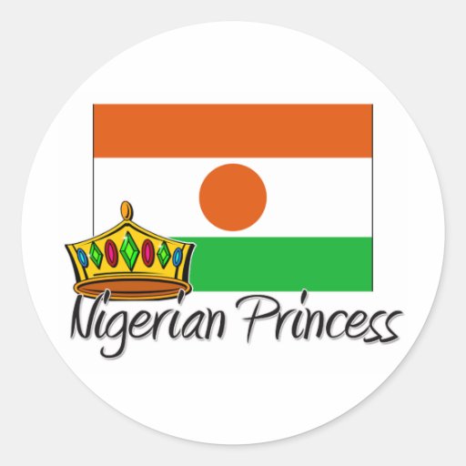Nigerian Princess Stickers