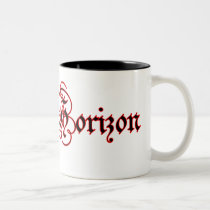 Nigh Horizon Bleeding Logo Two-Tone Mug mugs