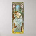 Night, Alphonse Mucha Print
