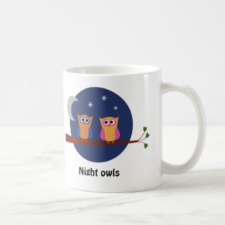 Night and day cute owls