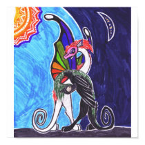 Night and Day Wyverns posters by StellaDraco Night and Day Wyverns posters
