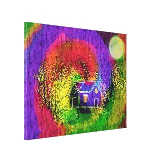 Night Art Stretched Canvas Prints