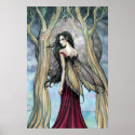 Night at Last Fantasy Fairy Gothic Poster Print print