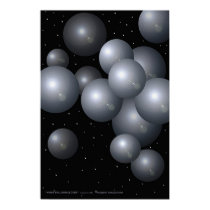 " NIGHT BALLOON CLOUDS " by Robert Singletary posters
