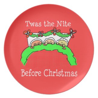 Night Before Christmas Plate