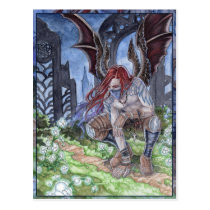Night Blooming Post Card postcards