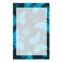 Night butterflies Stationery