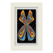 " NIGHT BUTTERFLY " by: Robert Singletary posters