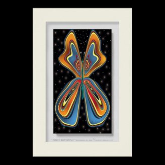 " NIGHT BUTTERFLY " by: Robert Singletary Poster