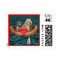 Night Canoe: "Best Friend" postage