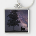 Night Cat Keychains