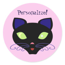Night Cat stickers